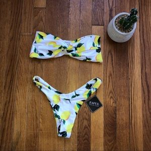 Zaful lemon bikini size SMALL